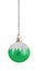 Frosted Light Green Christmas Bauble