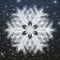 Frosted snowflake wallpaper, vector