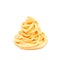 Frosting cream swirl isolated