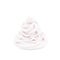 Frosting cream swirl isolated