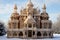 Frosty Gingerbread House Adorned with Sweet Candy Details