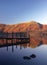 Frosty jetty, Derwentwater, Cumbria