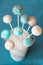 Frosty various decorated cake pops