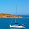 froth and foam greece from the boat islands in mediterranean se