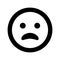 Frown open icon