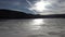 Frozen Alpine Lake Landscape