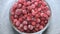 Frozen berries, close-up. Full hd video