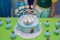 Frozen Birthday Cake . Disney Frozen cake. Kids birthday .Frozen themed child`s birthday cake . Azerbaijab Baku 04.02.2020
