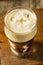 Frozen Boozy Irish Stout Beer Ice Cream Float