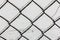 Frozen chain link fence