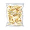 Frozen Chopped Potatoes Stored in Plastic Package Vector Illustration