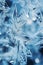 Frozen close-up ice crystals winter nature background. Cold frost seasonal arctic weather wallpaper