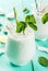 Frozen coconut mojito