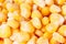 Frozen corn background