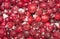 Frozen cranberry background