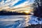 Frozen Des Moines River