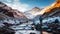 Frozen Dreamscape: A Photoshoot Of Rivers Aconcagua Holidays