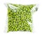 Frozen Edamame unripe soybeans in plastic bag