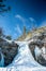 Frozen Falls. Awosting Falls in Minnewaska State Park. New Paltz, NY