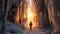 Frozen Fire: A Captivating Photoshoot Of Forests K2 Icicles