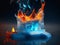 Frozen Flames: The Mesmerizing Beauty of Ice on Fire