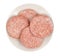 Frozen hamburger meat