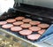 Frozen Hamburgers Grilling