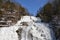 Frozen Hector Falls near Watkins Glen NY