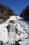 Frozen Hector Falls outside Watkins Glen during winter