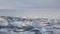The frozen hudson bay as seen near Churchill, Manitoba