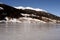 Frozen lake