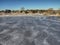 A frozen Lake Madison seen from above by Drone in Winter