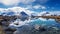 Frozen Lake: A Majestic Reflection Of Nature\\\'s Beauty