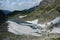 Frozen lake Zamrznute pleso in High Tatras.