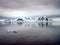 Frozen landscapes and Icebergs. Antarctic peninsula