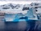 Frozen landscapes and Icebergs off the Antarctic peninsula