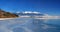 Frozen Liptovska Mara and Western Tatras