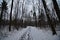 Frozen Mirror Lake state park echo point trail