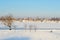 Frozen Neva river