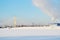 Frozen Neva river