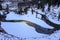 The frozen parvati river