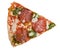 Frozen pizza slice salami and pesto