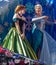 Frozen Princesses, Elsa and Anna, in the Walt Disney World Parade.