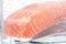 Frozen salmon