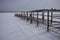 Frozen Skaneateles Lake during the winter months