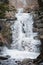 Frozen Starohutsky waterfall, Slovakia