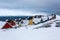 Frozen street at the fjord. Nuuk, Greenland