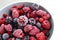 Frozen Summer Berries in a Bowl