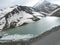 Frozen Suraj Lake on Leh-Ladakh Highway scene