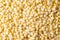 Frozen sweet corn forming background pattern